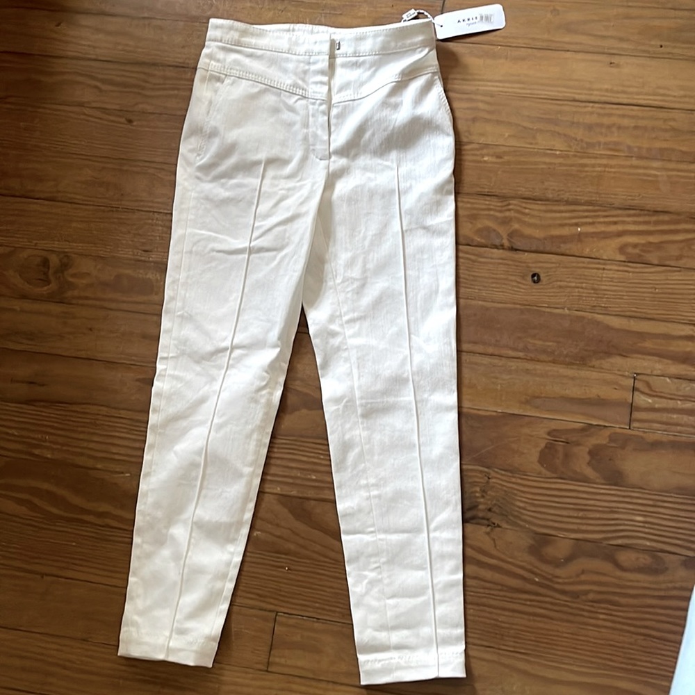 White Designer Jeans Size 4